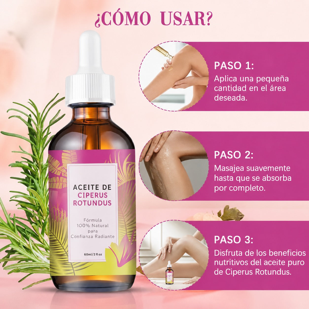 Aceite De Nuez D India Cyperus Rotundu